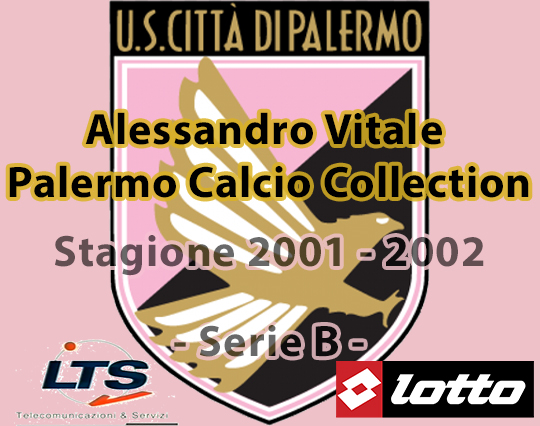 Maglie Palermo Calcio Stagione 2001 - 2002 Serie B