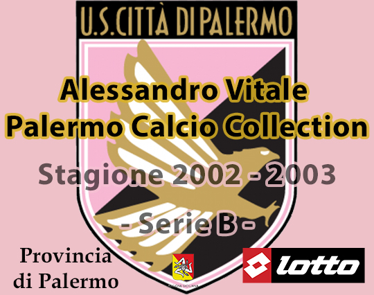 Maglie Palermo Calcio Stagione 2002 - 2003 Serie B