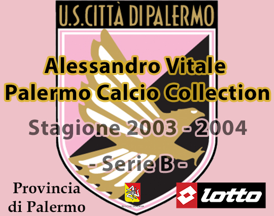 Maglie Palermo Calcio Stagione 2003 - 2004 Serie B