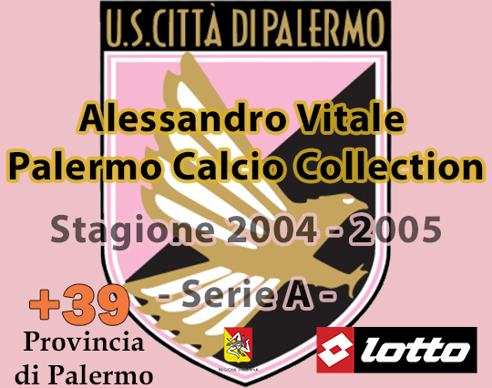 Maglie Palermo Calcio Stagione 2004 - 2005 Serie A